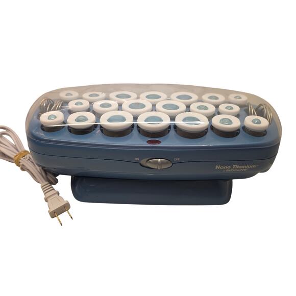 BaBylissPRO Nano Titanium Hot Rollers Set 20 Pc Hair Curlers Clips Included - Picture 1 of 6